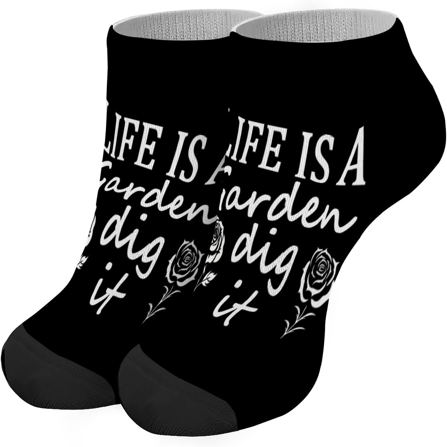 Lifes A Garden Boys Crew Socks Smooth Comfortable for the Day