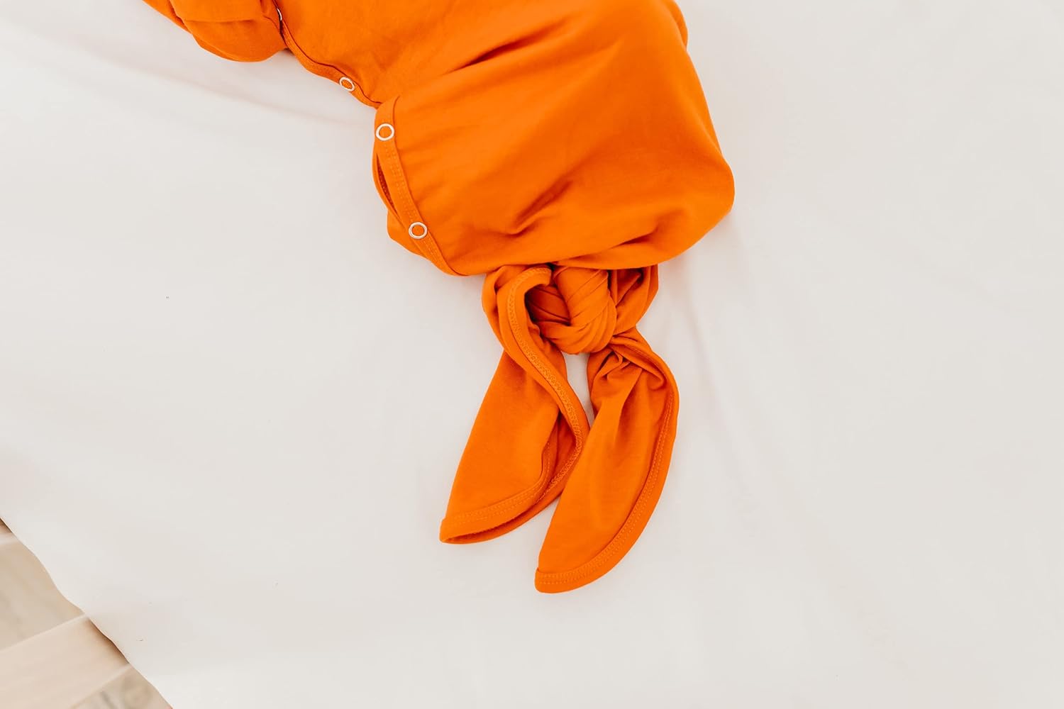 Copper Pearl Knotted Newborn Sleepers