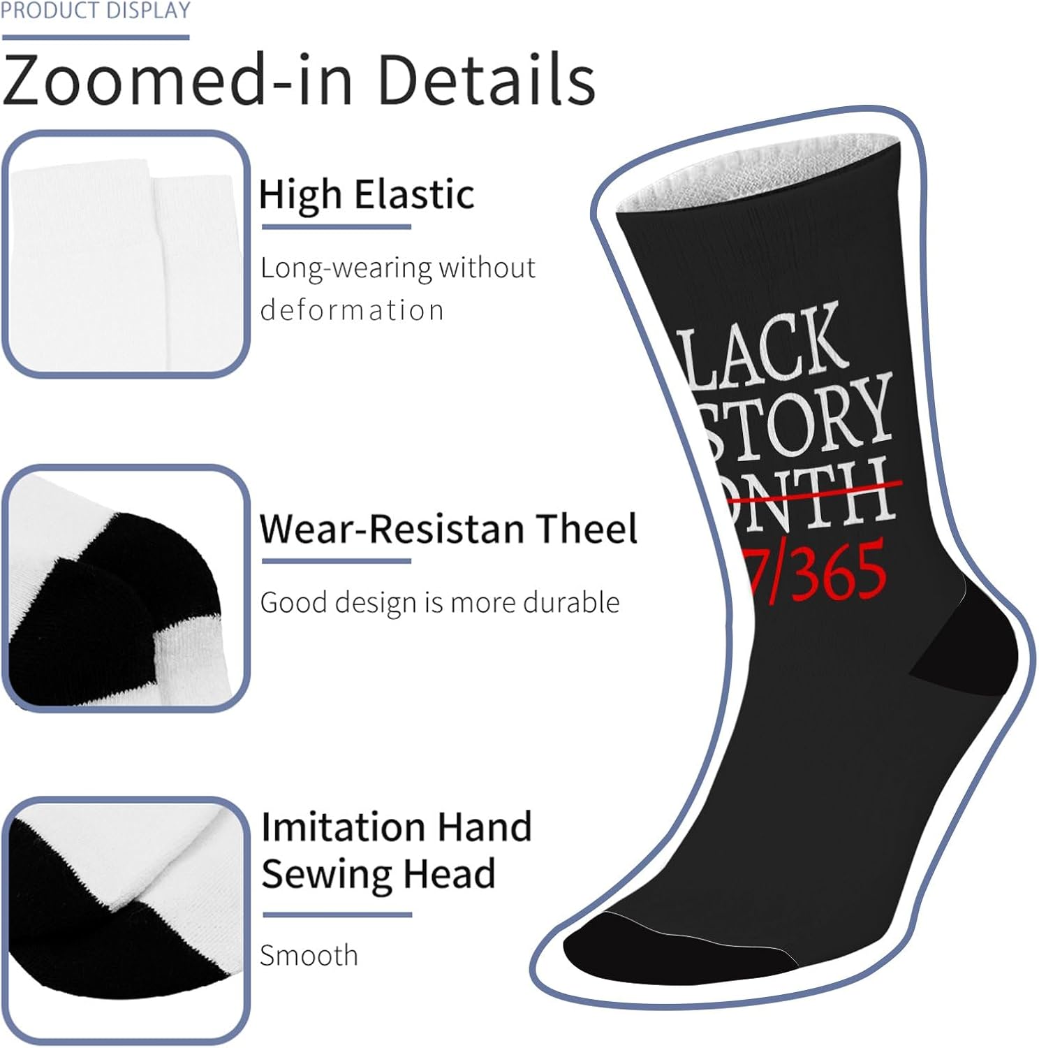 Mens African Prides Calf Socks