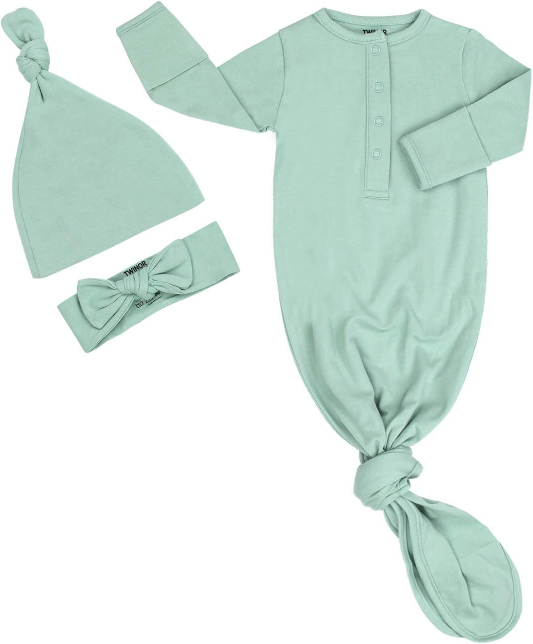 Twinor Knotted Baby Gown