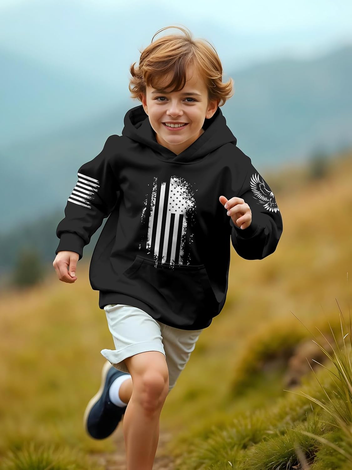 Aueoero 3D Printed Kids hoodie