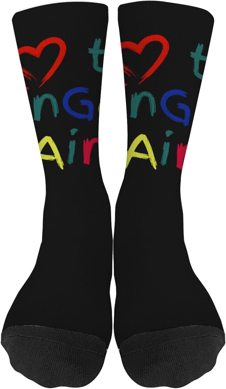 I Heart To Fingers Paint Im Paint Cute Couple Valentines High Socks
