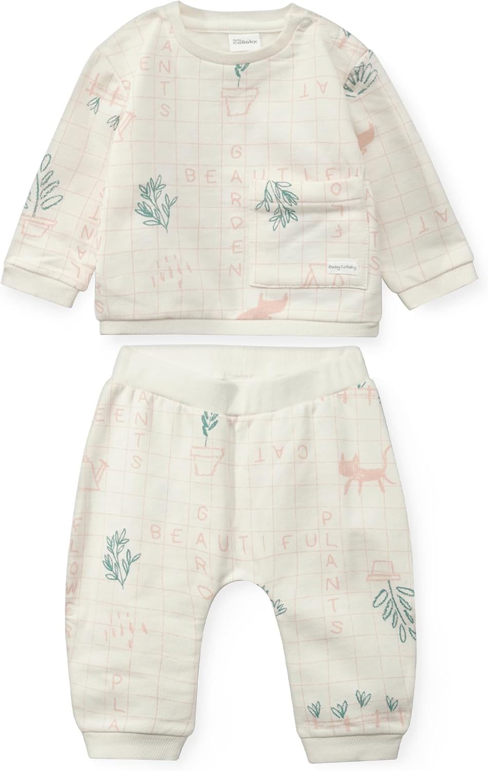 Newborn Soft Cotton Sleepsuit Button Pull-On Closure