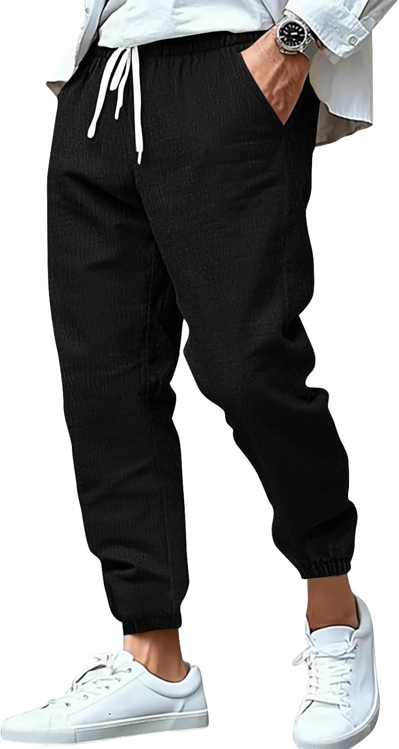Stay Cool in Style - Summer Cotton Linen Pants