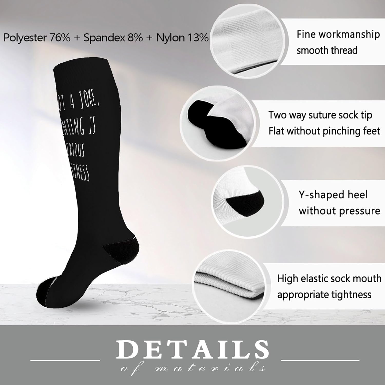 Womens Athletic Socks Tube for Fashion Work Socks