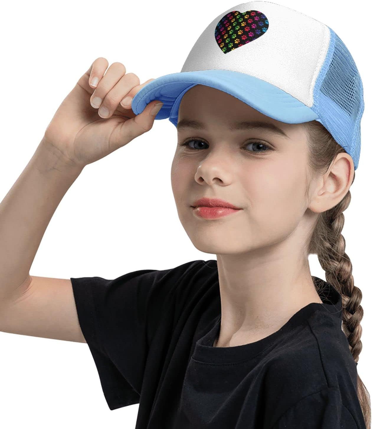 Adjustable Kids Baseball Hat for Ages 4-10