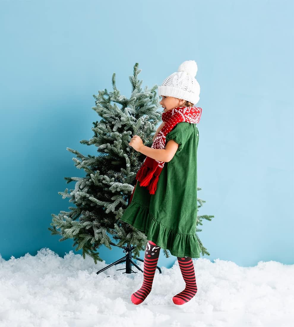 Surprise delight kids with festive knee high socks