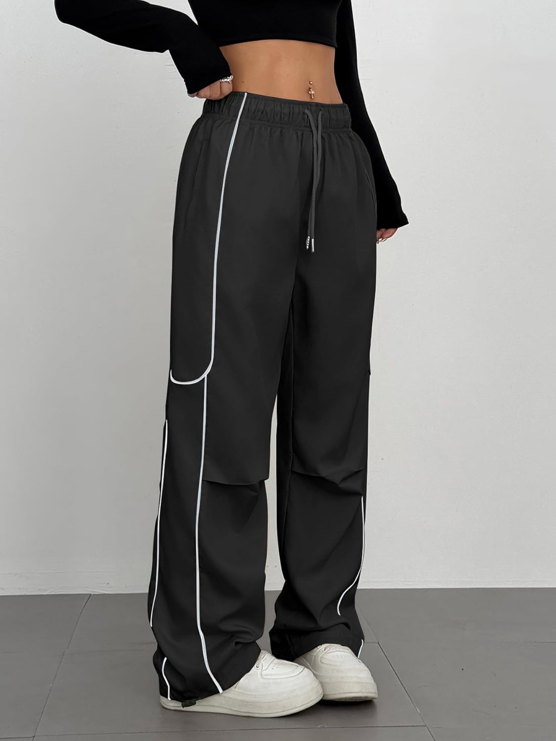 ZAFUL Womens Y2K Parachute Pants