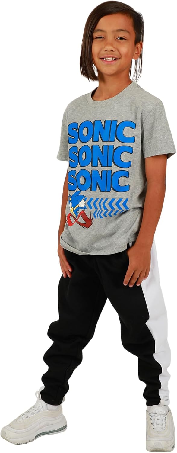 Youth Boys Sonic 3-Piece Set hinting at a logo or character