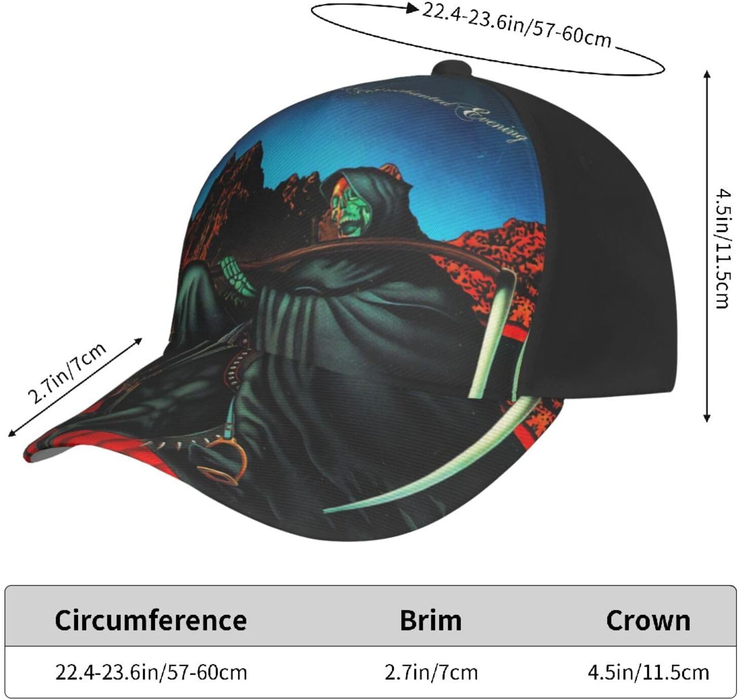 Bluesplash Oyster Music Cult Enchanted Evening Baseball Cap
