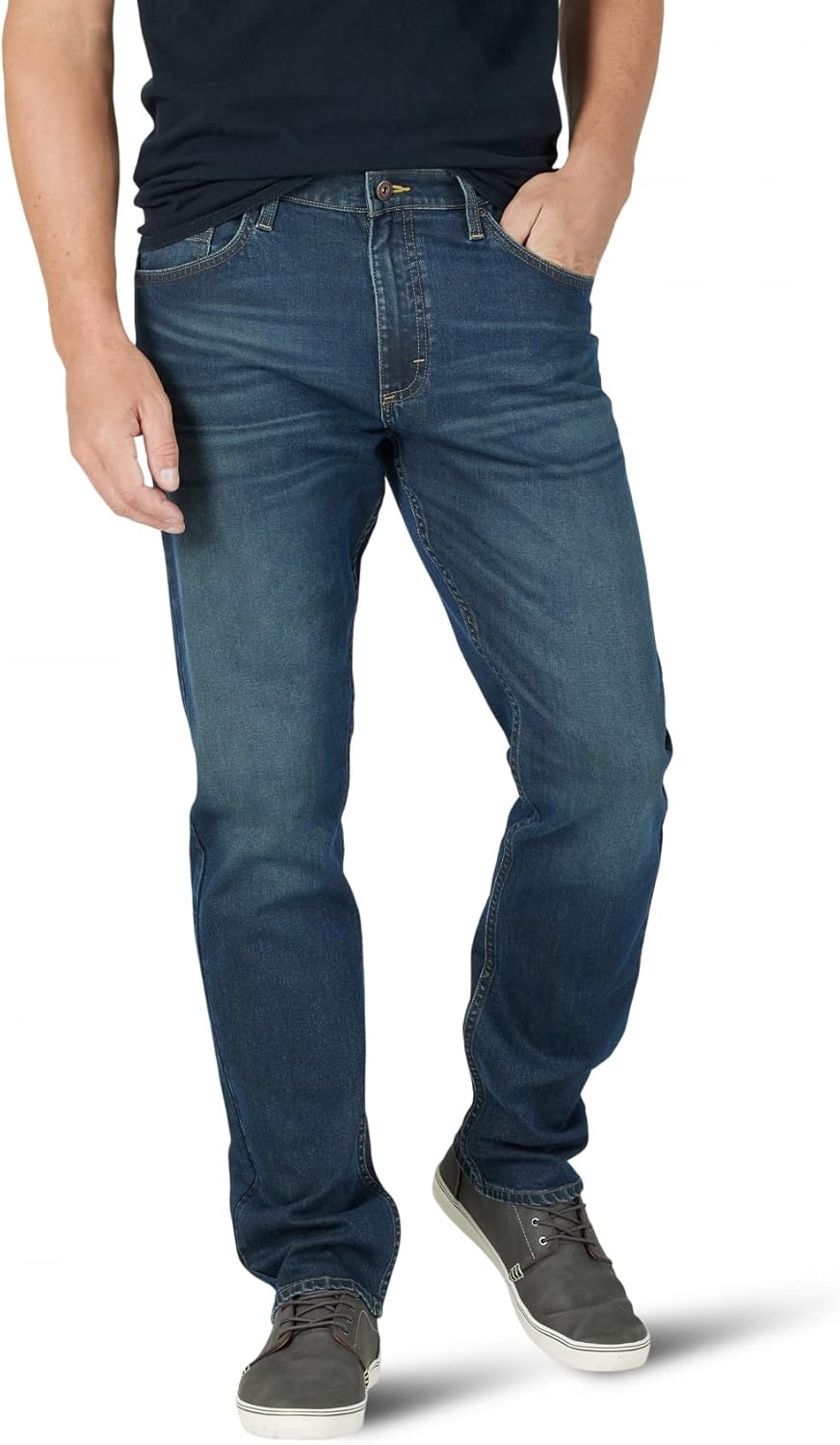 Mens Athletic Fit Stretch Denim Jean