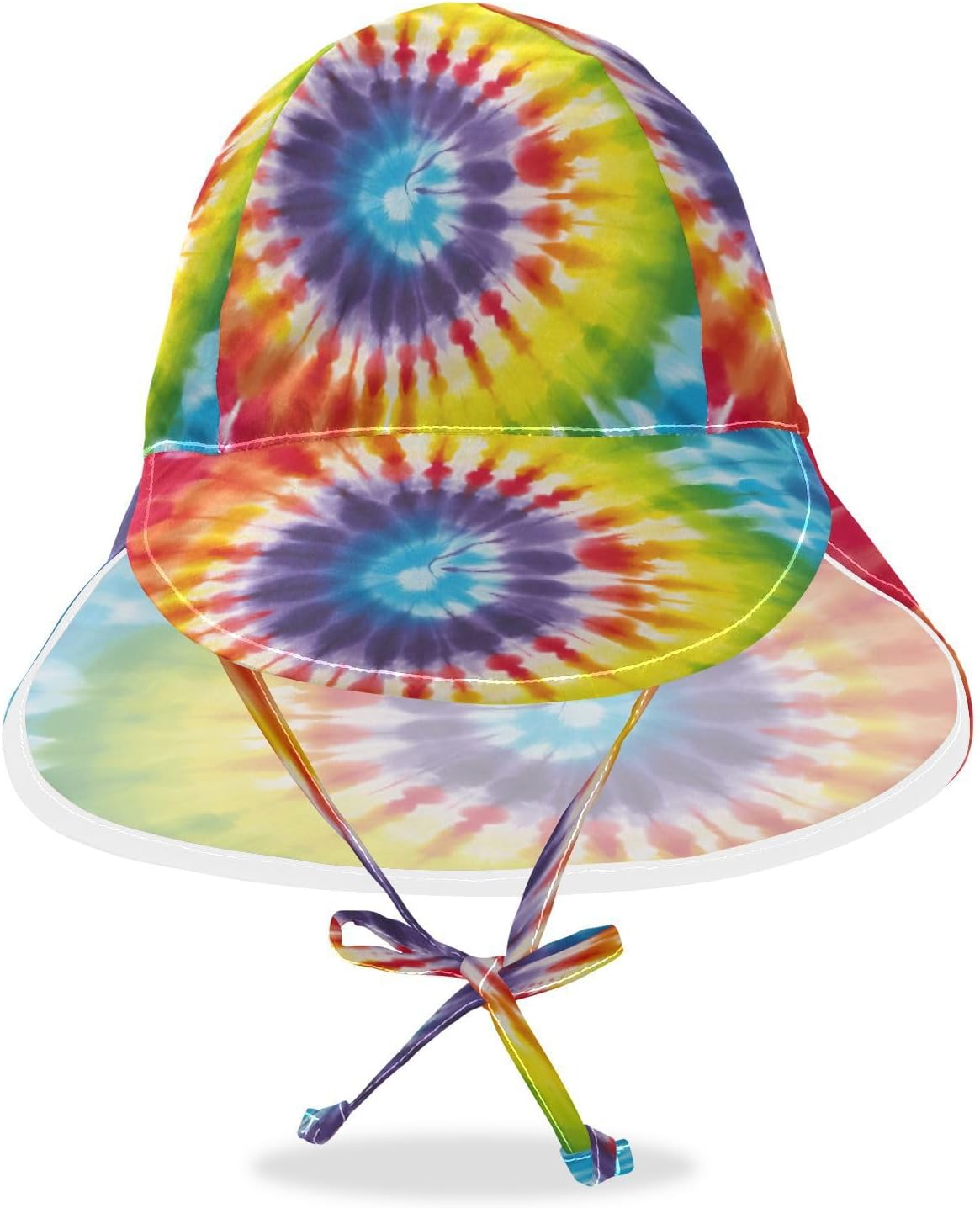 Emelivor Tiedye Rainbow Baby Sun Hat UPF 50