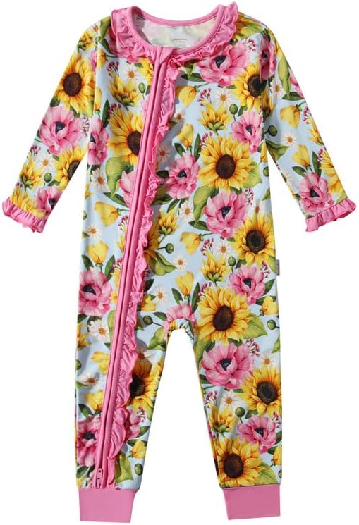 Cute Comfortable Baby Romper for Girls BambooBud