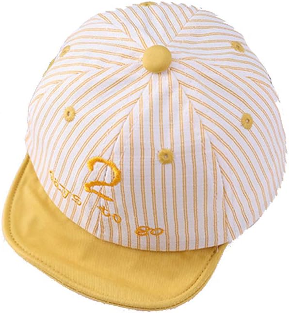Babe Sunhat - Baseball Striped Baseball Cap 3M-12M