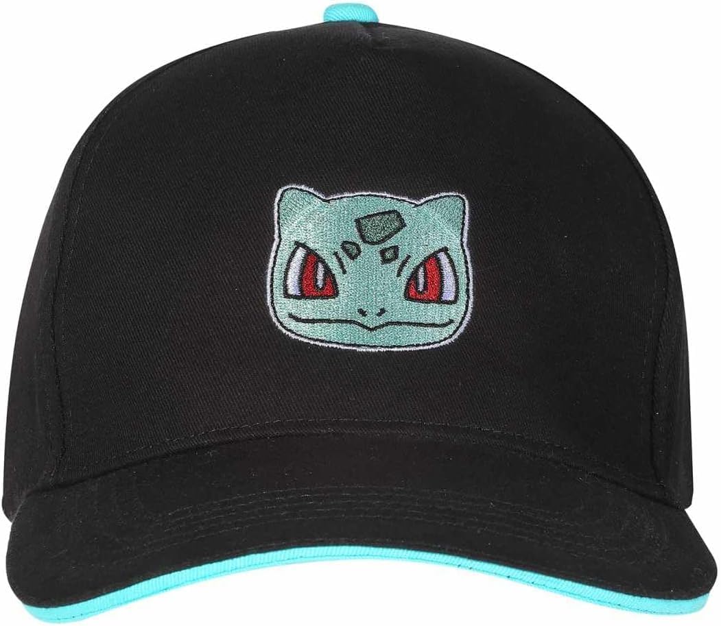 Authentic Pokmon Mens Cotton Baseball Cap with Embroidery - OSZ