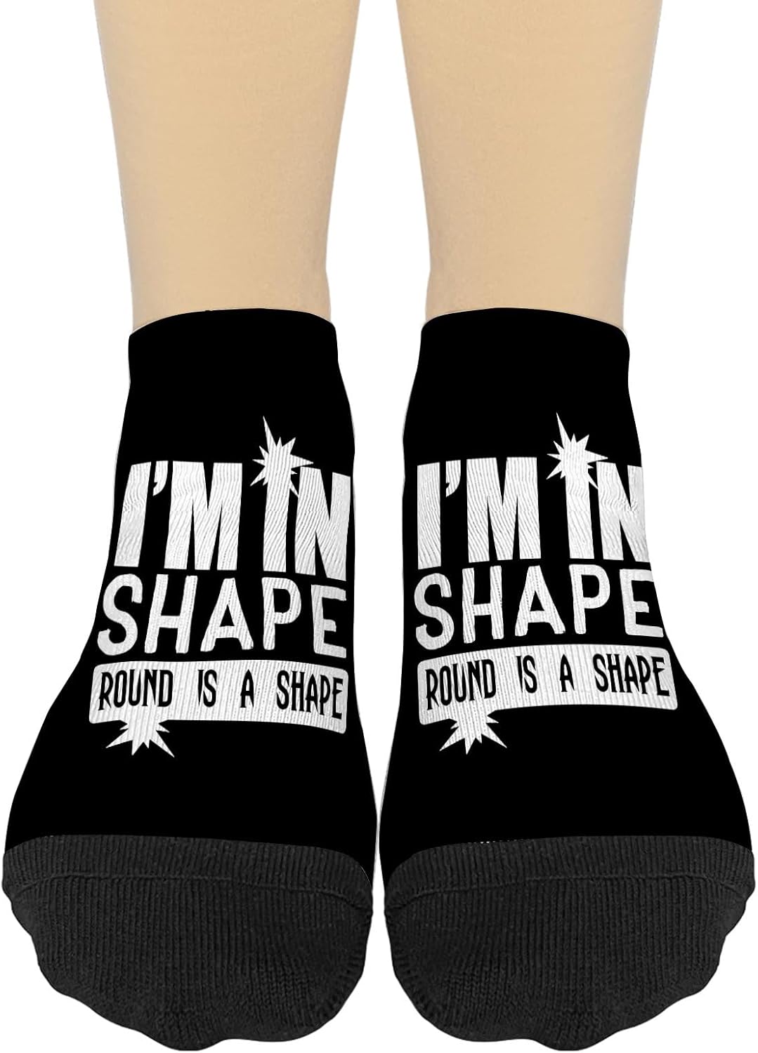 Im In Shape Round Is A Shapes Mens Athletic Socks Liner