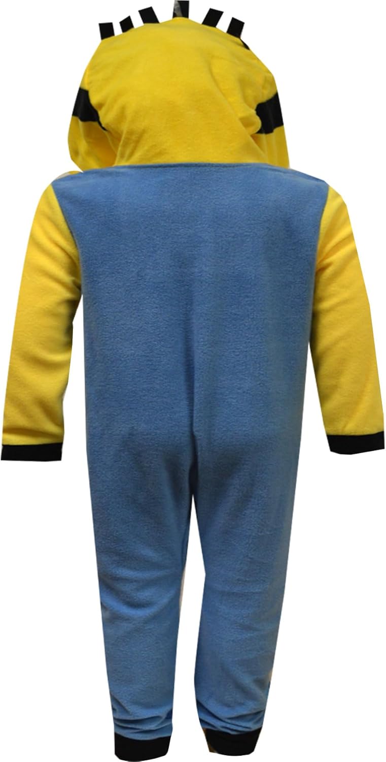 Boys Minions Hooded Blanket Sleeper Onesie Pajama