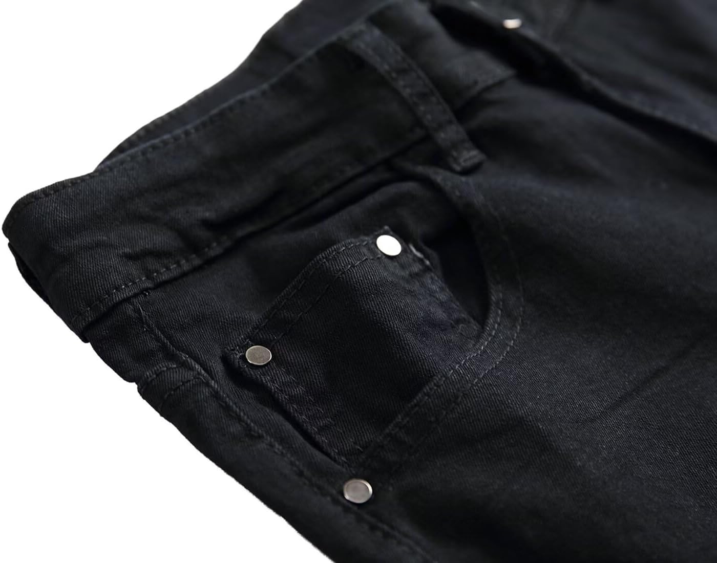 Mens Slim Ripped Skinny Jeans Distressed Design