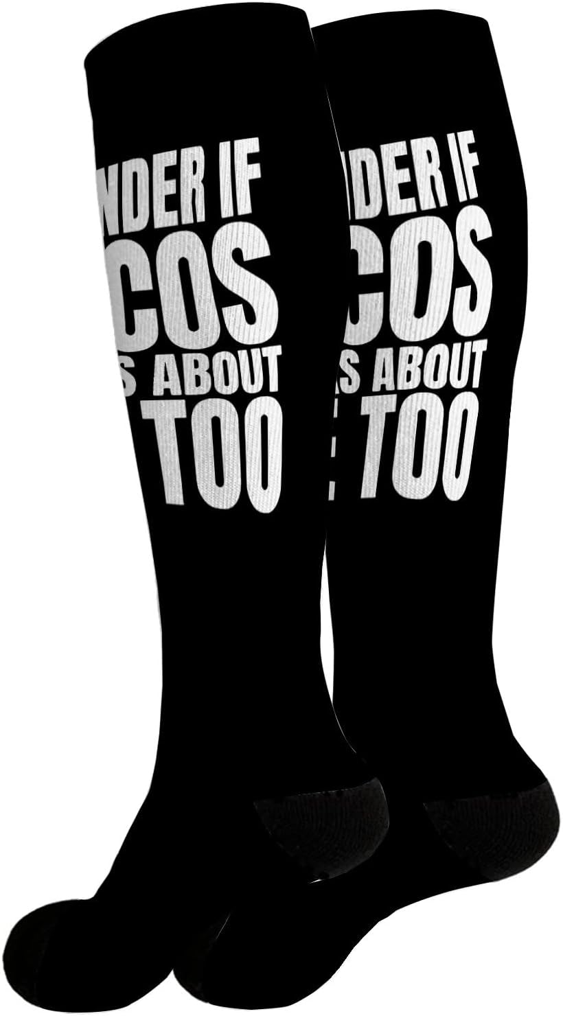Tacos Think About Me Socks