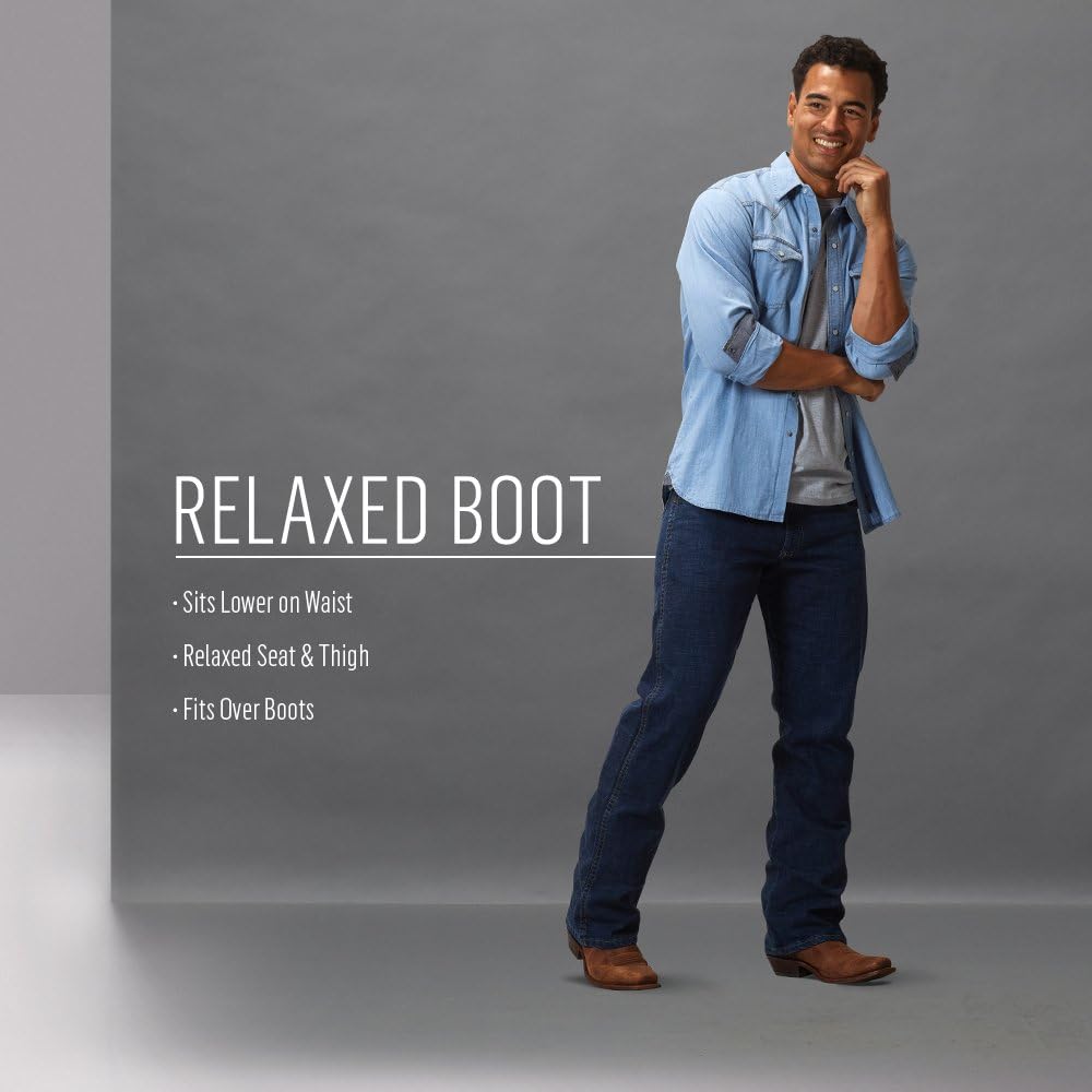 Mens Relaxed Fit Retro Jeans