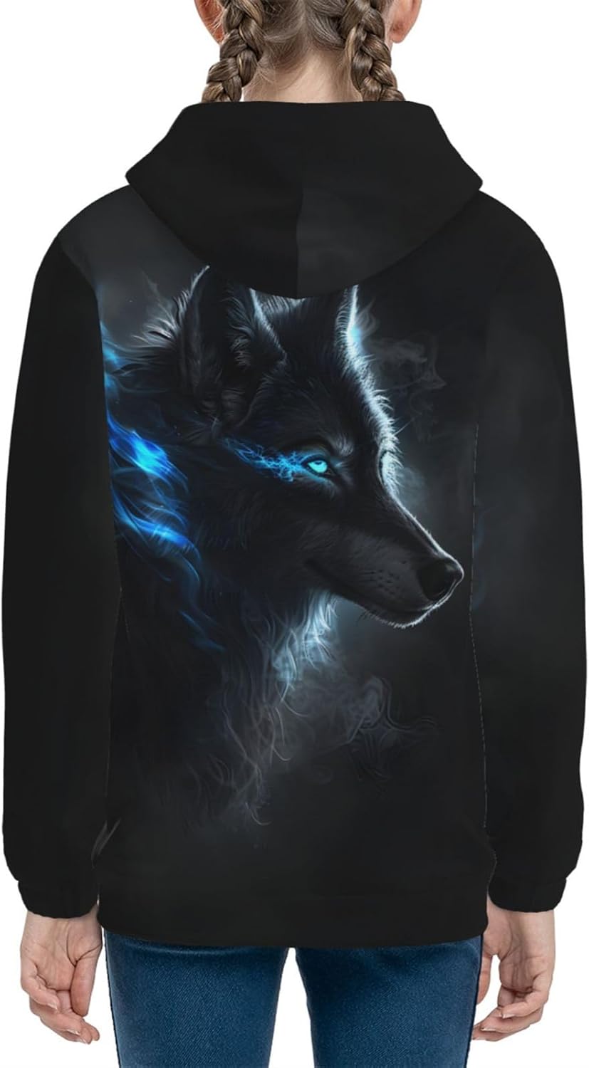 Kids Novelty 3D Printed Sweatshirt Galaxy Pattern 3D Printed Funny Kids Pullover Hoodie