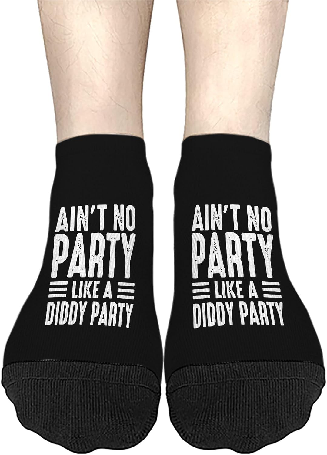 Aint No Partys Like A Diddy Partys Mens Calf Socks Liner