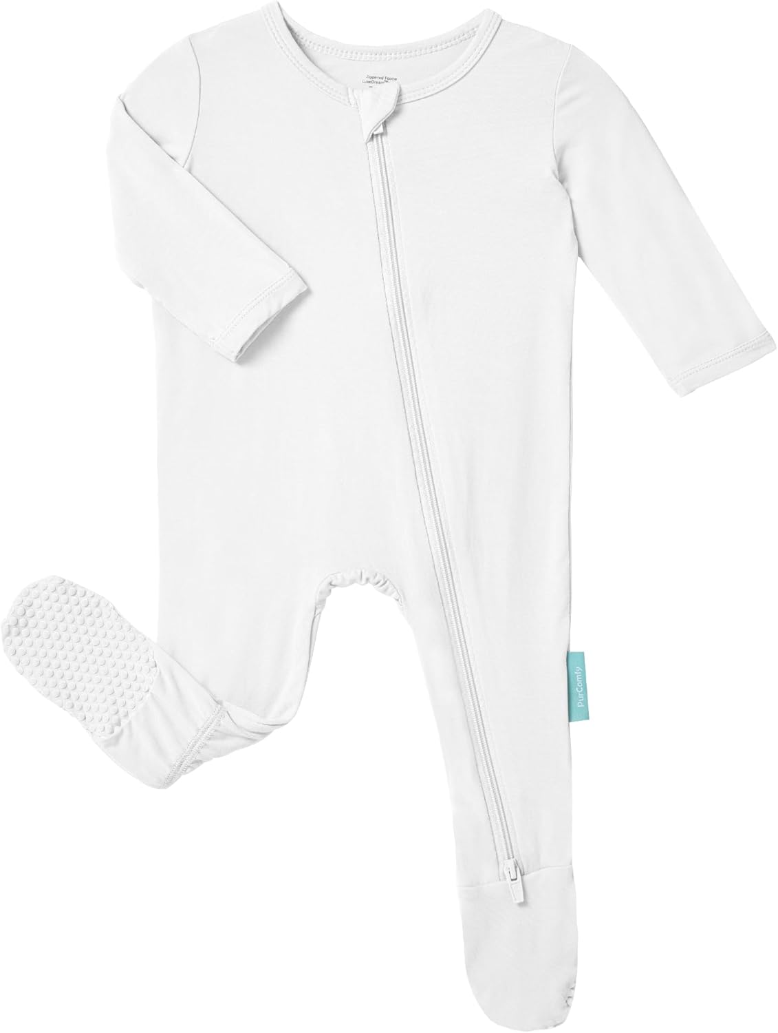 Moisture-Wicking Baby Pajamas with Double Zipper