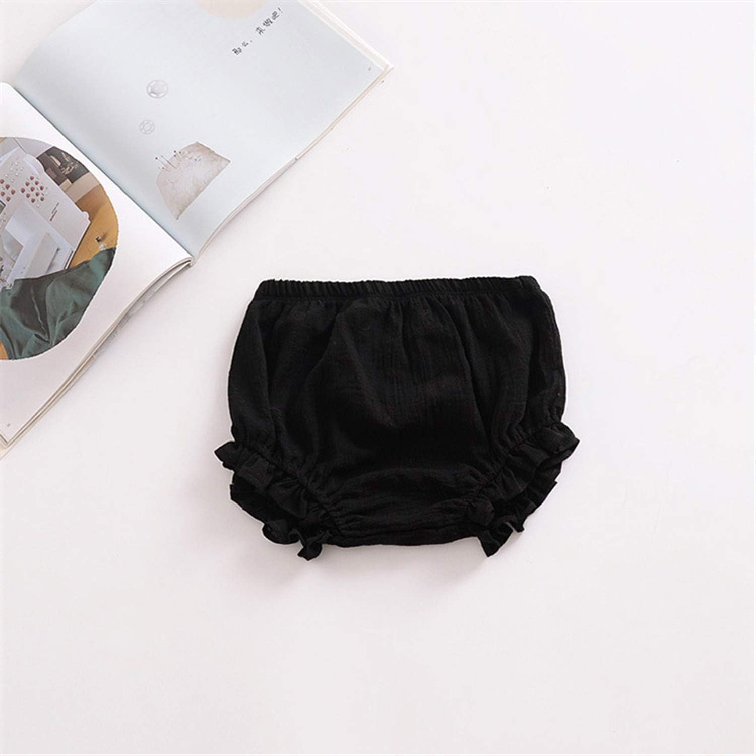 Noubeau Newborn Toddler Diaper Cover Cotton Linen Shorts
