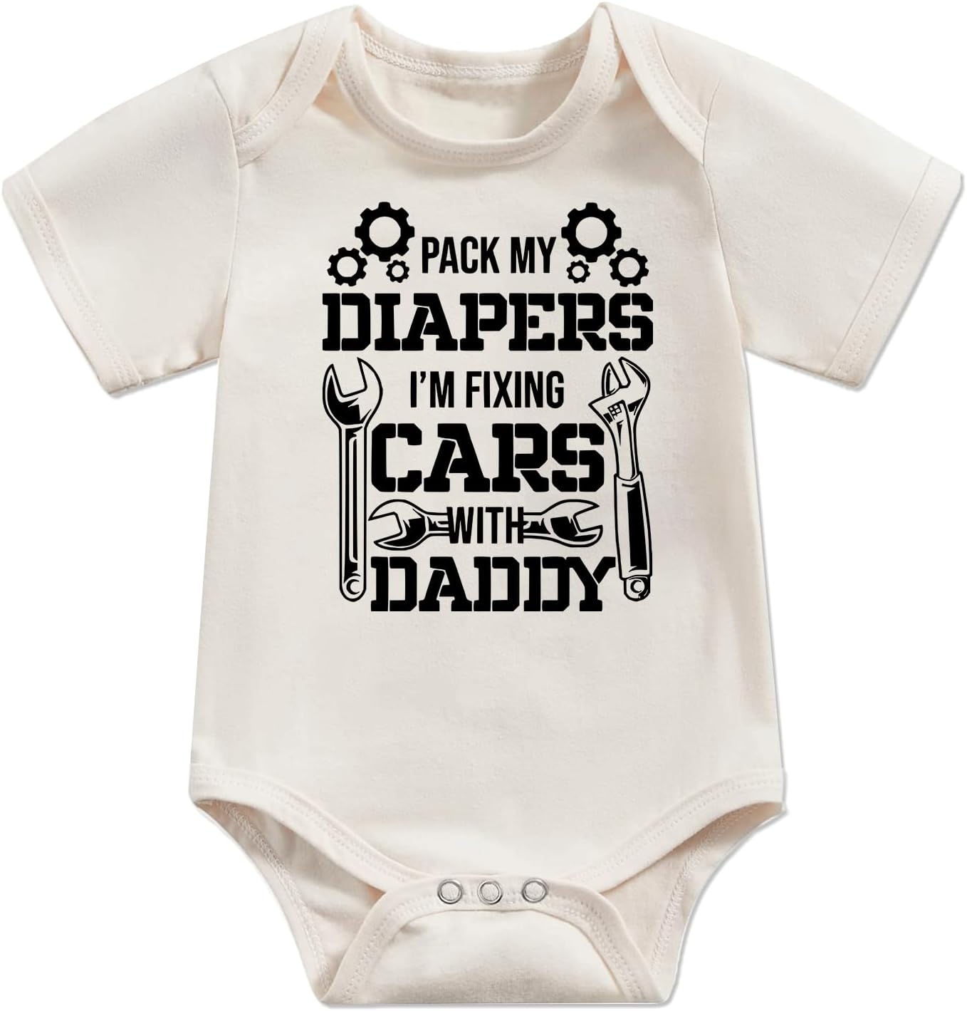 Newborn Baby Funny Logic Short Sleeve Bodysuit