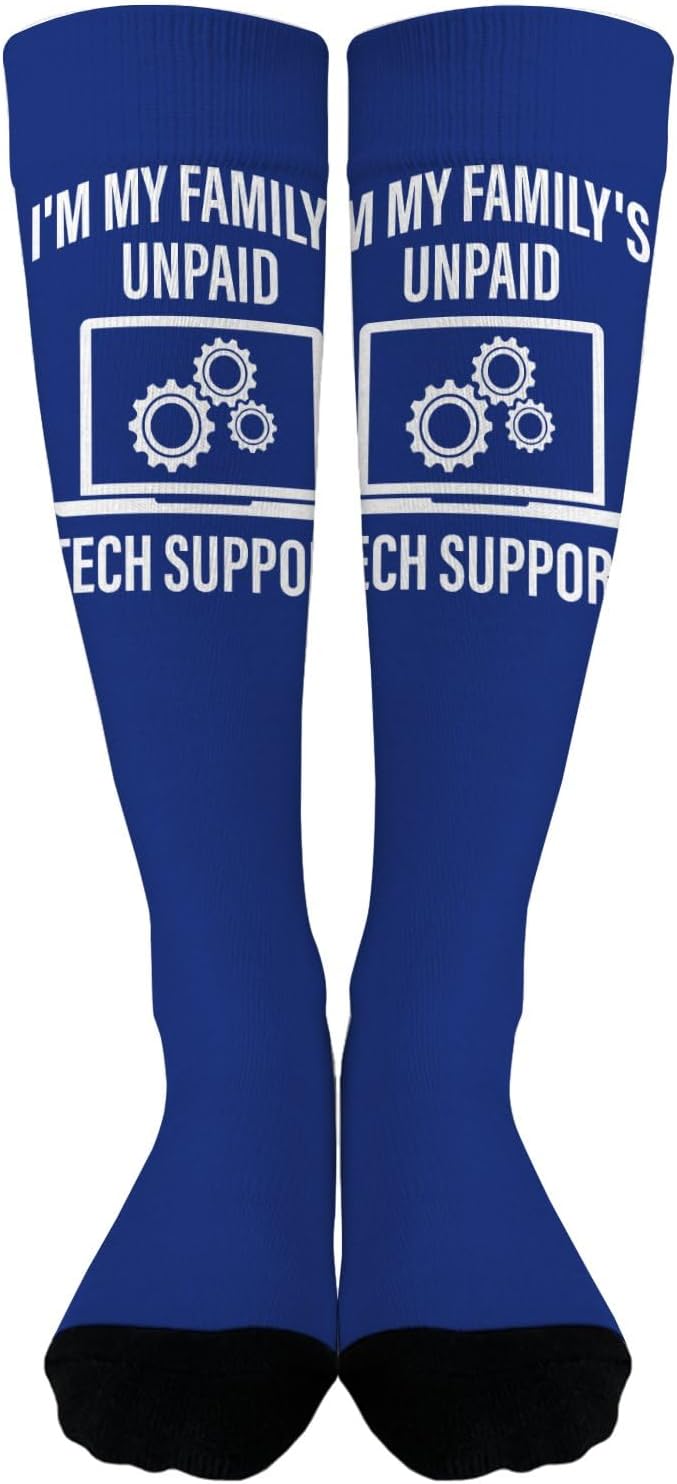 Im My Familys Unpaid Tech Supports Novelty Mens Socks