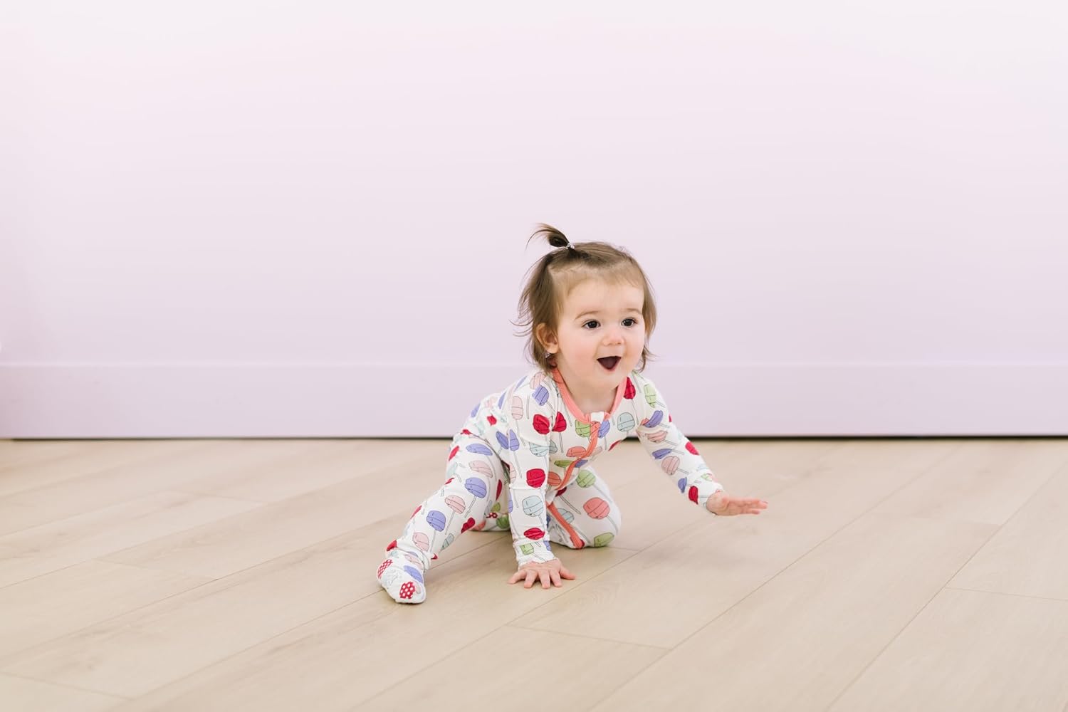 KicKee Print Footie with Zipper 90s Style Ultra Soft Pajamas