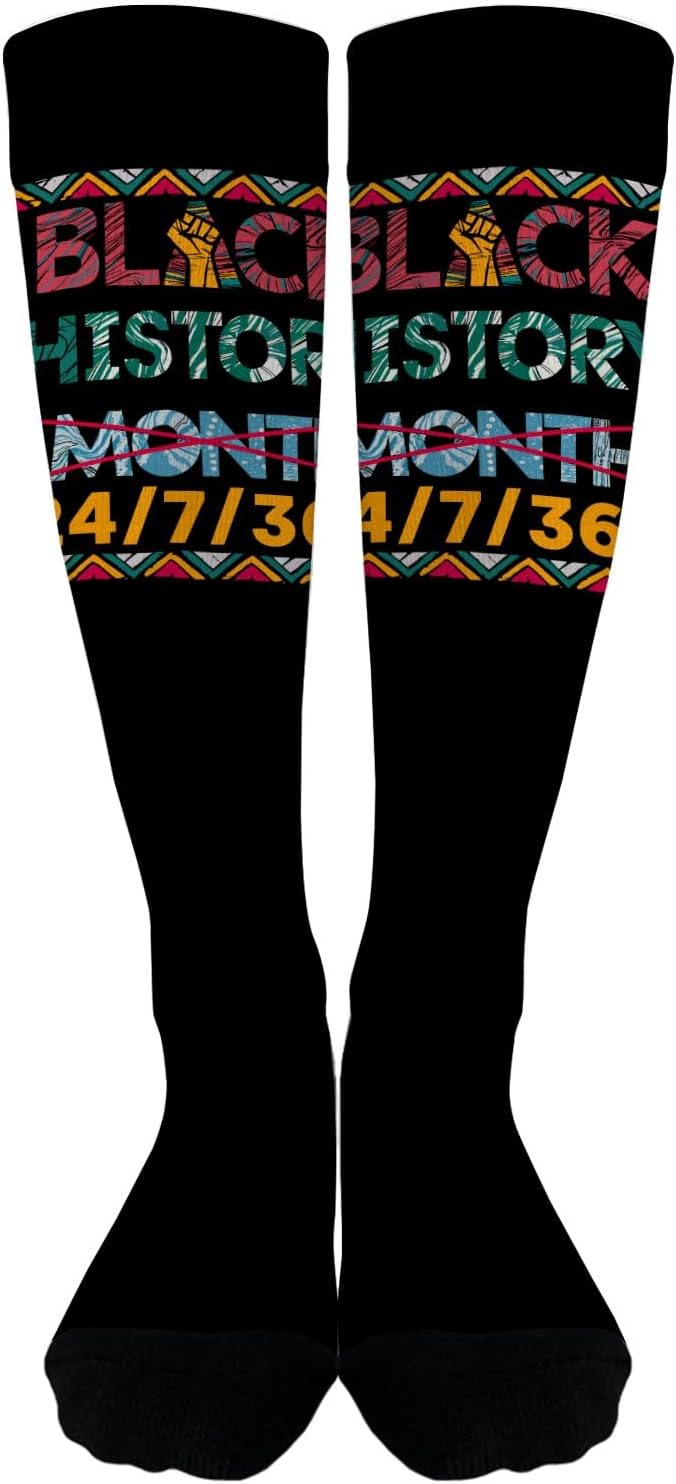 African Pride Socks for Women - Black History Month