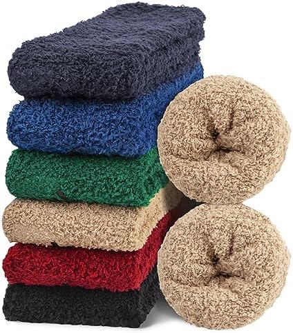 Mens Fuzzy Socks for Winter Cozy Comfort