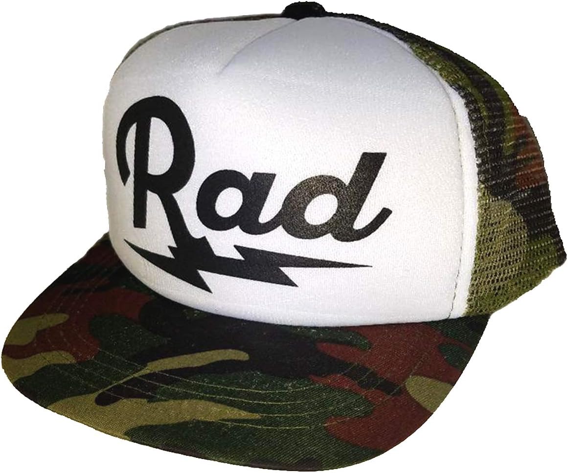 ThatsRad Toddler Camouflage Lightning Bolt Trucker Hat
