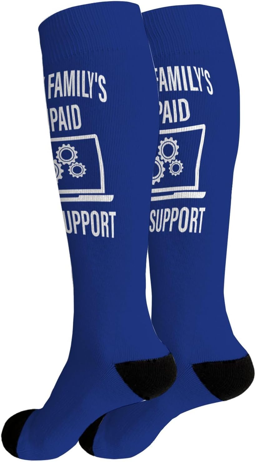 Im My Familys Unpaid Tech Supports Novelty Mens Socks