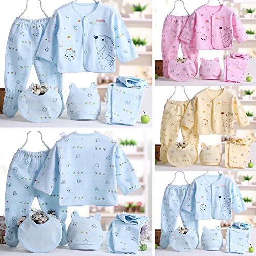 Gajaous 5PCS Cotton Outfit Set