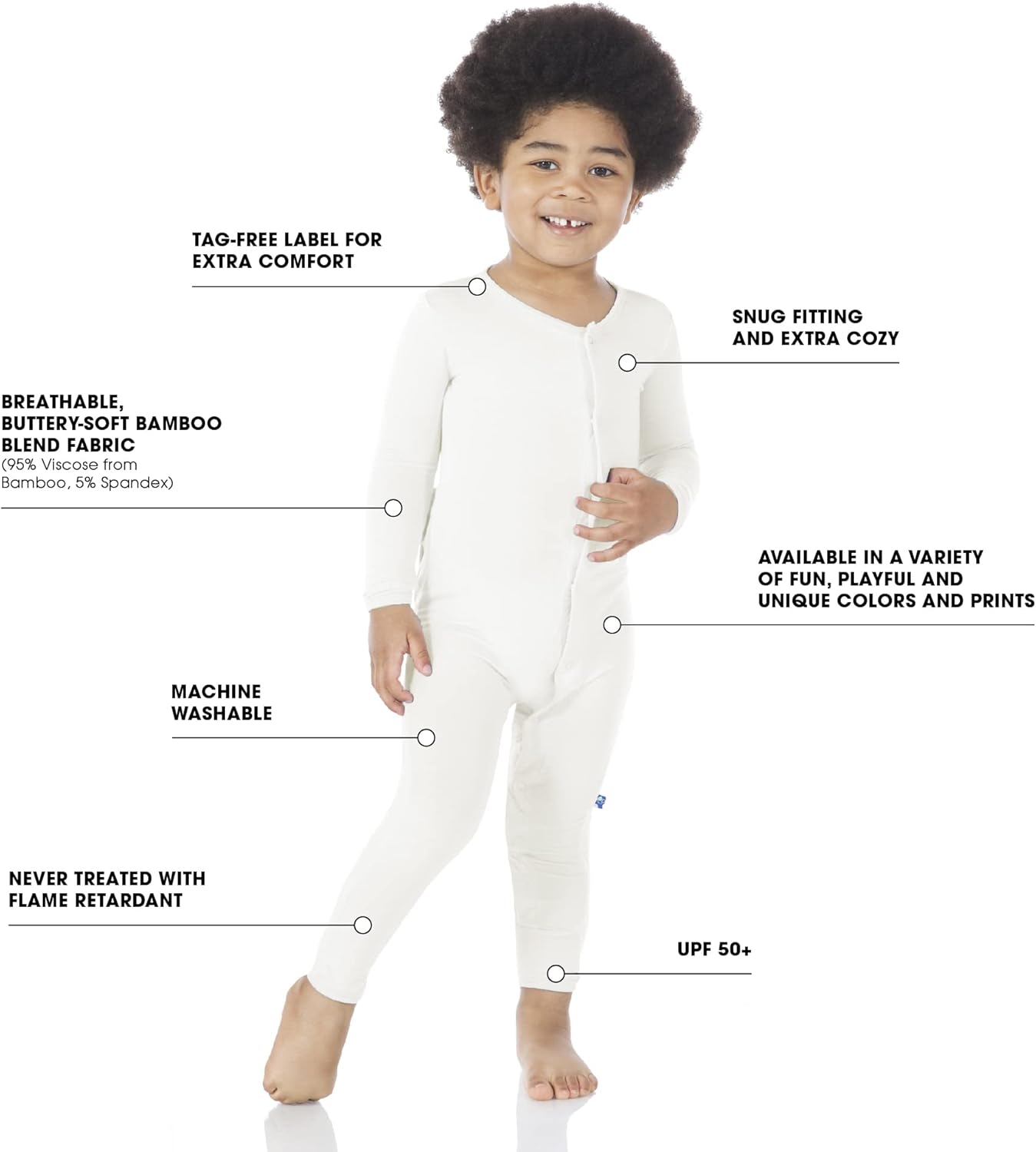 KicKee Print Coverall with Zipper