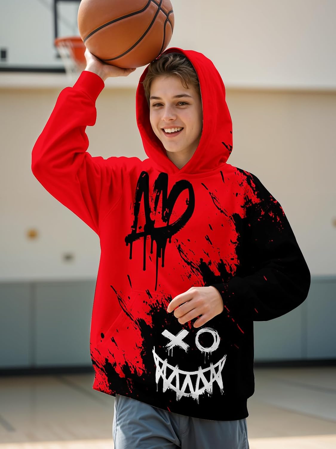 Wangstar Goofy Graphic Hoodie for Boys