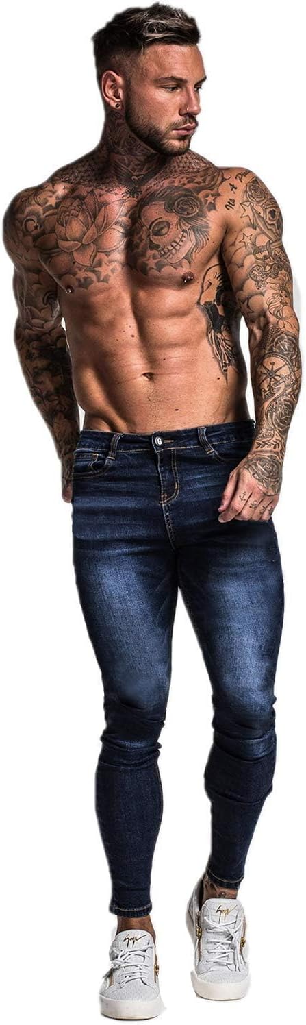 GINGTTO Mens Slim Fit Ripped Jeans Bostonprod-centercom
