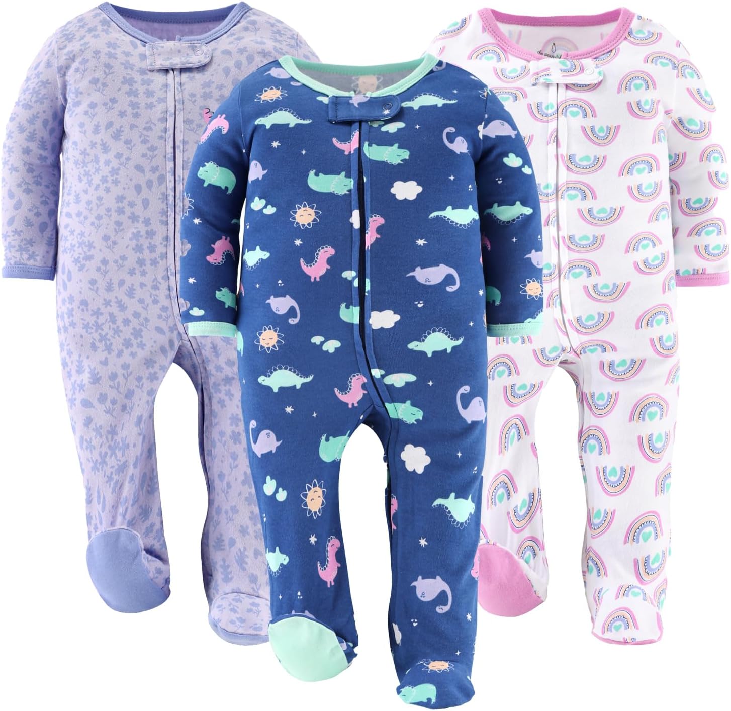The Peanutshell Baby GirlsSleepers Rompers Soft Cozy Stylish for Newborns