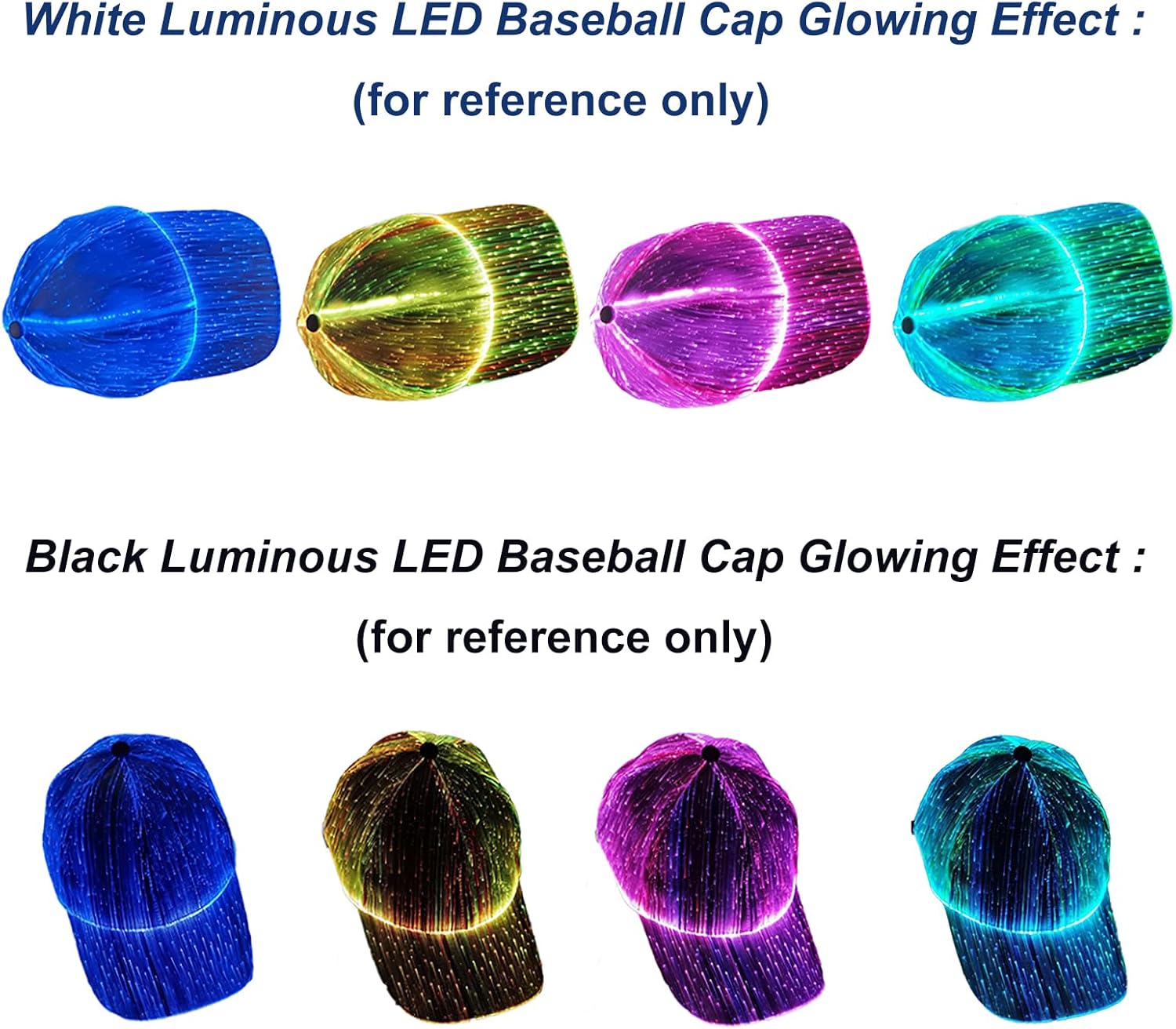 Glowing LED Baseball Cap for Kids