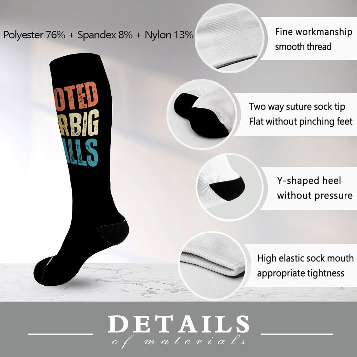 Voting Socks for Boys Athletic Stylish and Comfortable