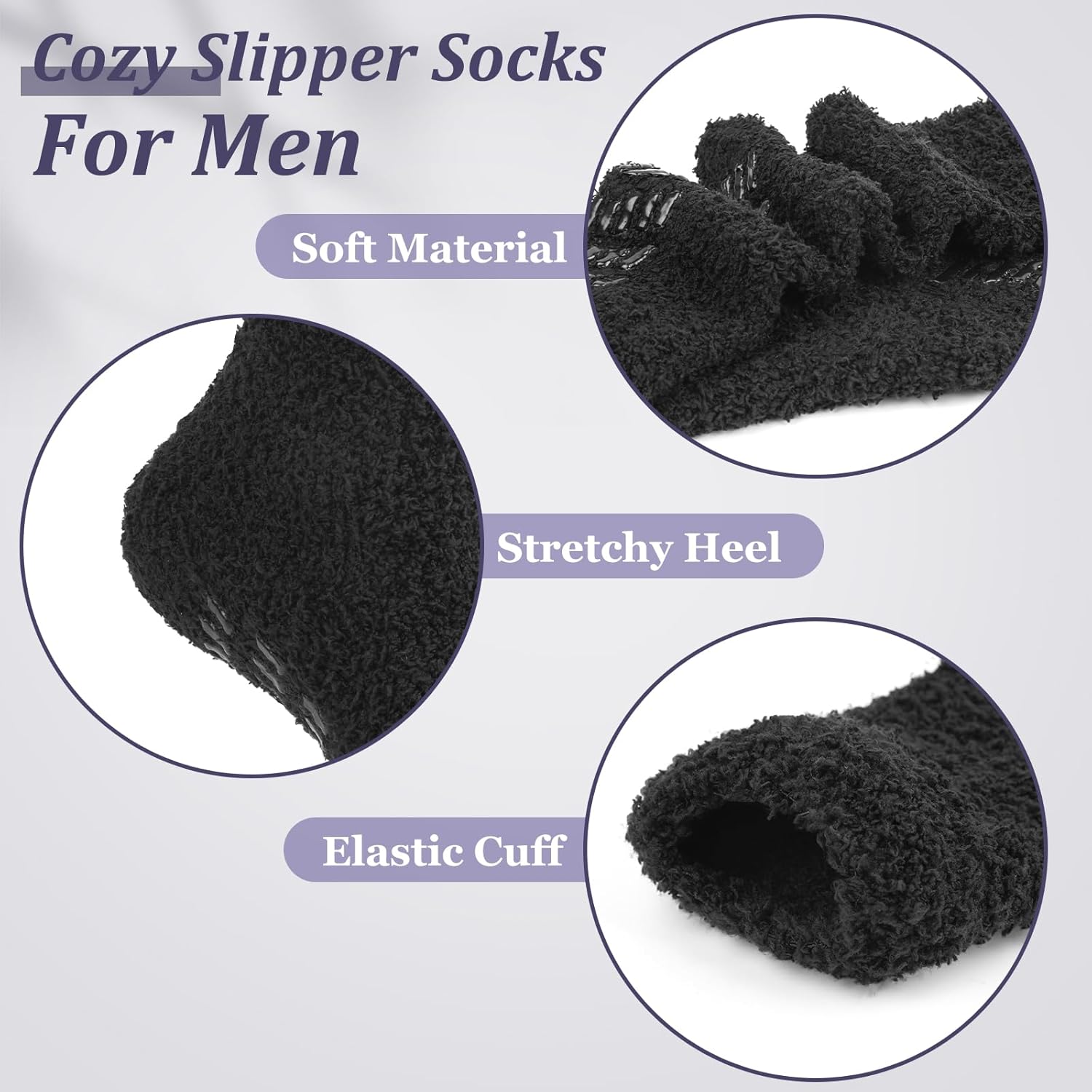 Mens Fuzzy Socks for Winter Cozy Comfort