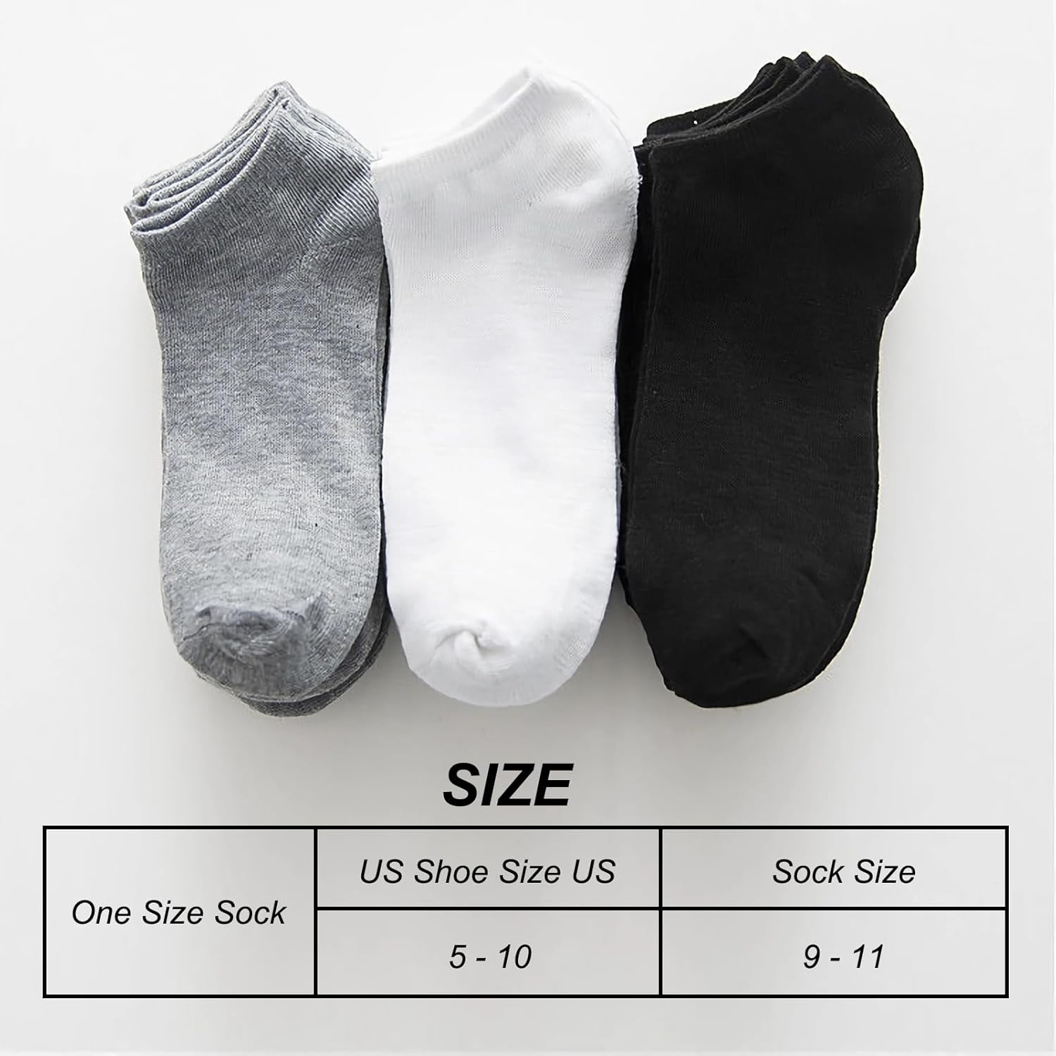 RICHBULL 200 Pairs Thin Low Cut Ankle Socks for Men Women