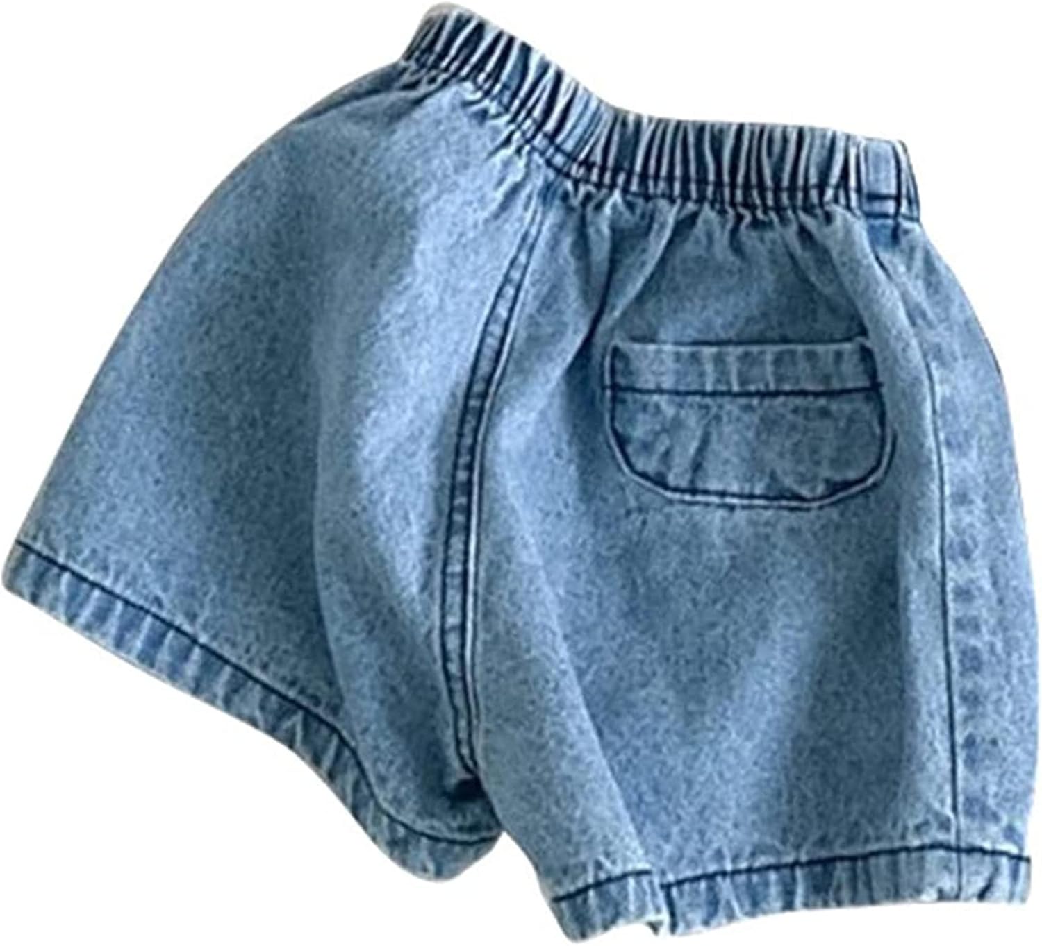 EISHOW Unisex Denim Bloomers Shorts 2pcs Set for 0-3 Years