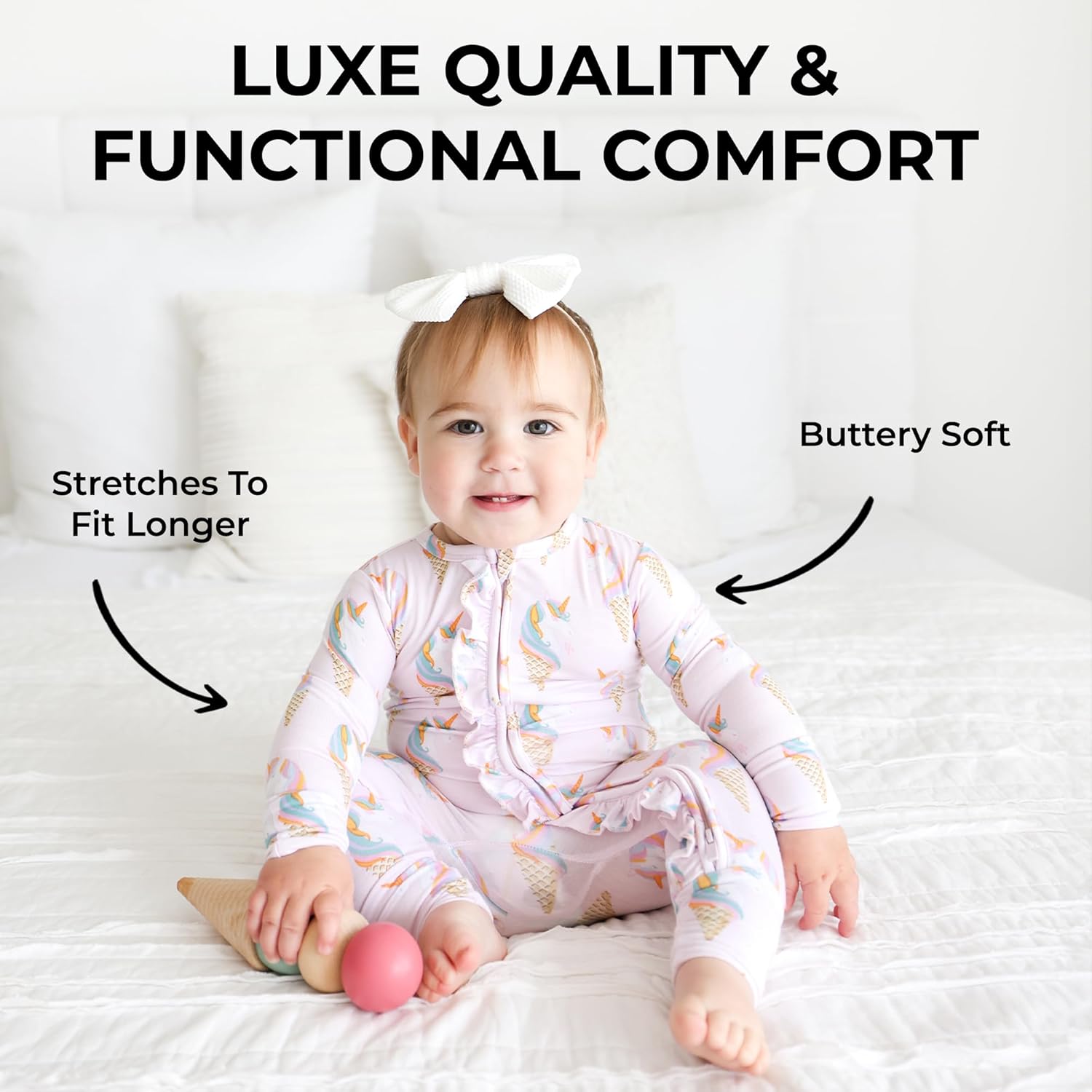 Posh Peanut Footless Baby Pajamas