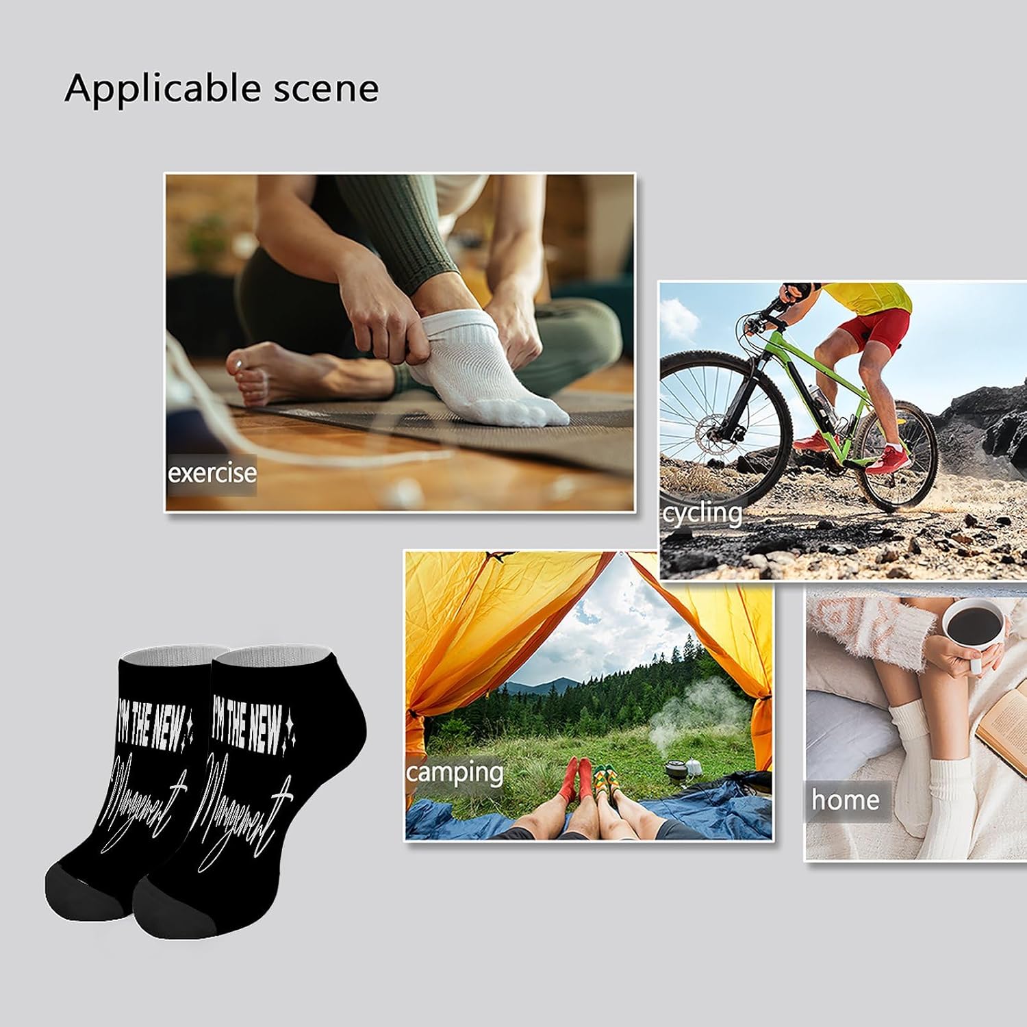 Zany printed socks for fun and games