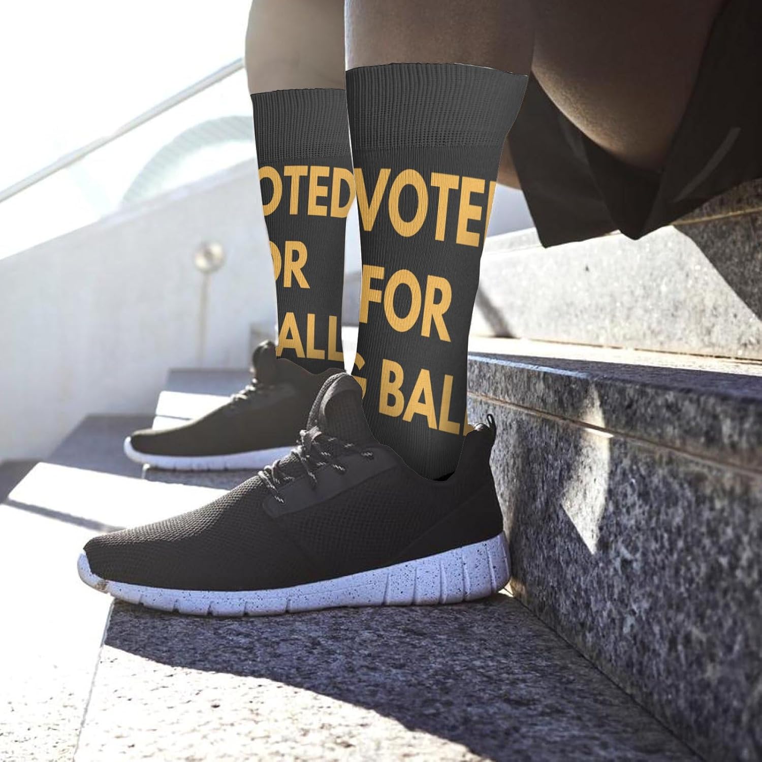 Magical Saying I Voted for Big Balls Crew Socks