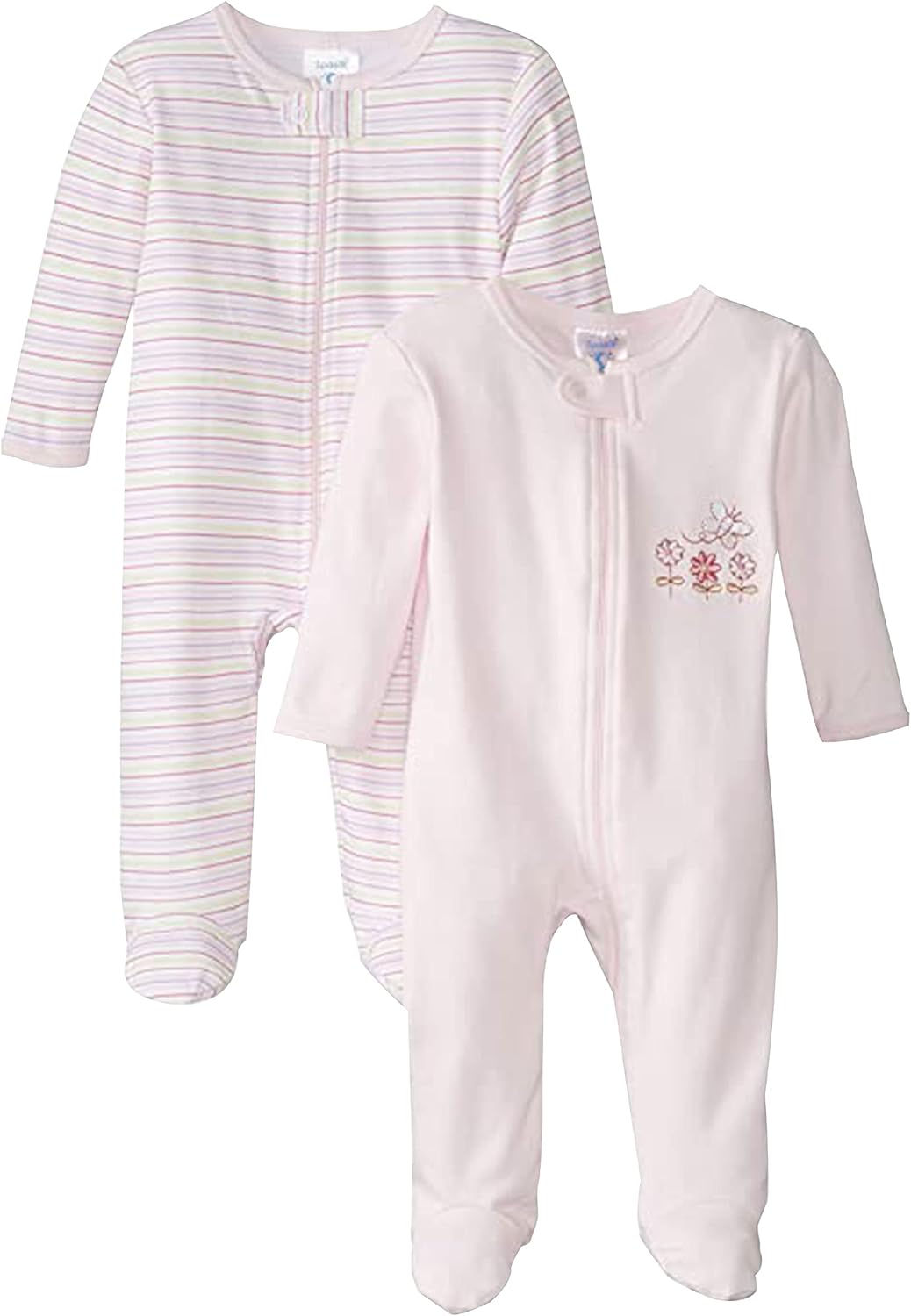 Spasilk Cotton Footie Set for Newborn Girls
