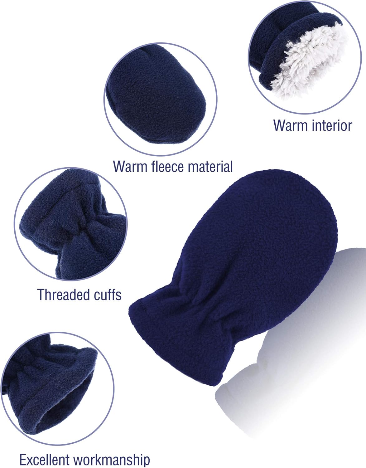 SATINIOR Winter Mittens
